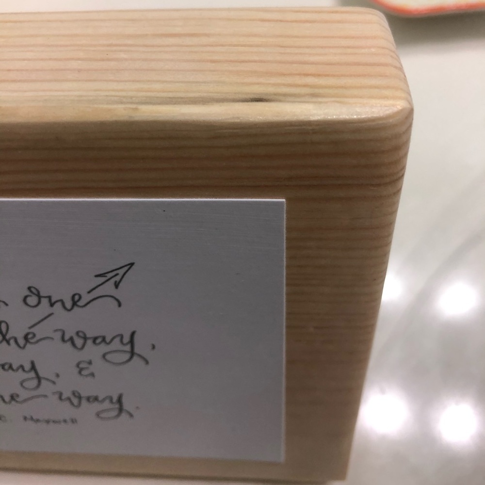 Wooden Block Quote - Picture 3 of 3